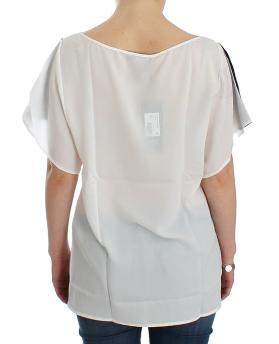 Costume National Witte blouse met motiefprint voor vrouwen - Image 5