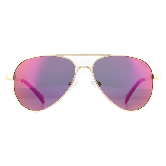 Polaroid Sunglasses 6012/N/NEW J5G Aviator LA Gold Brown Gradient Polarized