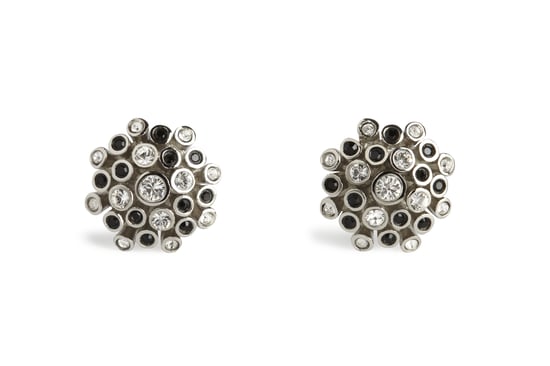 Jet/Clear Crystal Apollo Cufflinks