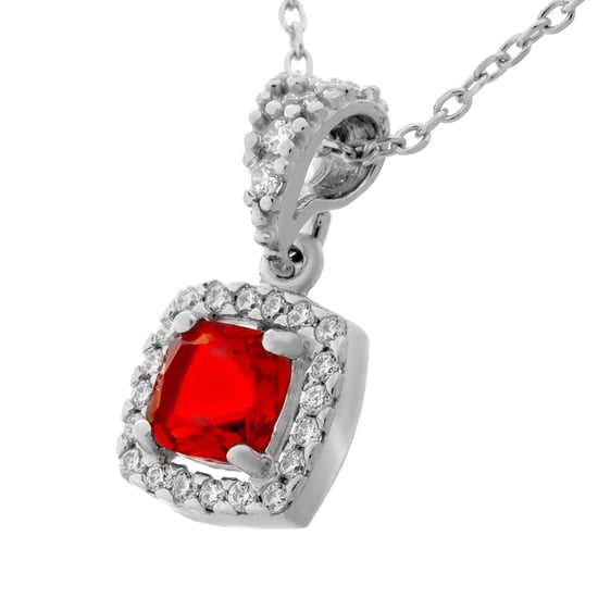 Orphelia 'Faustine' Dames 925 Sterling Zilveren Ketting met Hanger - Zilver ZH-7199/RE - Image 1