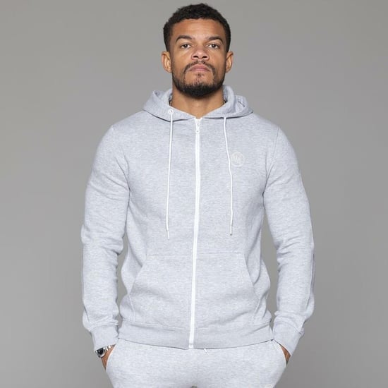MYT New Mens Fleece Zip Up Hoodie Grey - Image 1