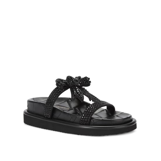 Kurt Geiger London  Orson Crystal Drench Bow Sandals