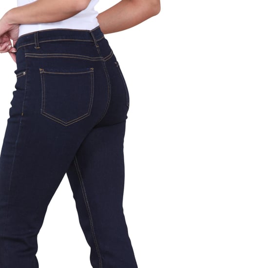Dames Magic Shaping High Waisted Slim Flare Leg Jeans in Indigo - Image 3