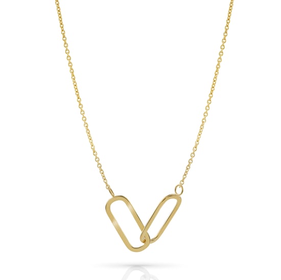 Orphelia 'Rose' Women's 925 Sterling Silver Necklace - Gold ZK-7561/G