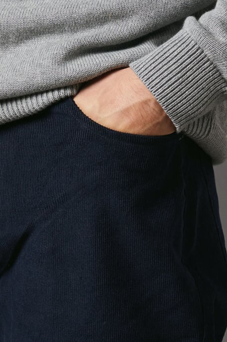 Corduroy Straight Fit 5 Pocket Trouser