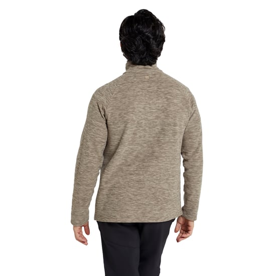Mountain Warehouse Mens Snowdon II Fleece Top (Light Brown)