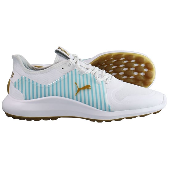 Puma Ignite Fasten8 Seersucker Golf White Mens Shoes