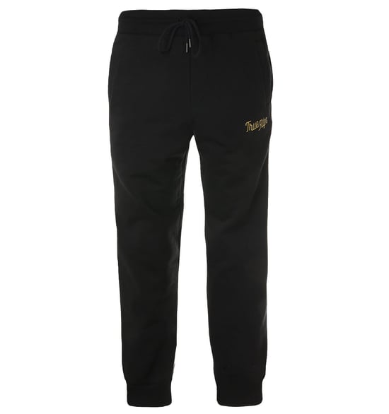 Men's True Religion Welt Pocket Joggers in Black - Image 1