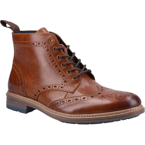 Hush Puppies Joshua Leren Heren Tan Laarzen - Image 1
