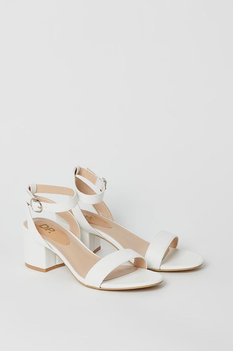 Tommi Barely There Mid Block Heel Sandals - Image 3
