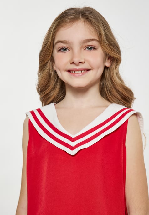 Dreimaster Blouse red - Image 5