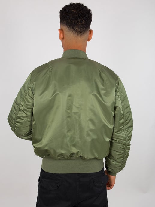 Alpha Industries Heren MA-1 Bomber Jacket in Sage Green - Image 4
