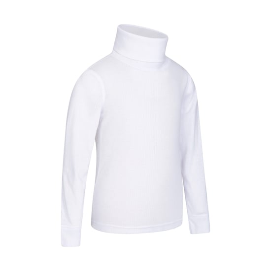 Mountain Warehouse Childrens/Kids Talus Roll Neck Long-Sleeved Top (White)