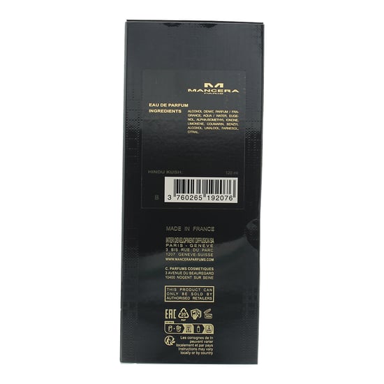 Mancera Paris Hindu Kush Eau de Parfum 120ml - Image 4