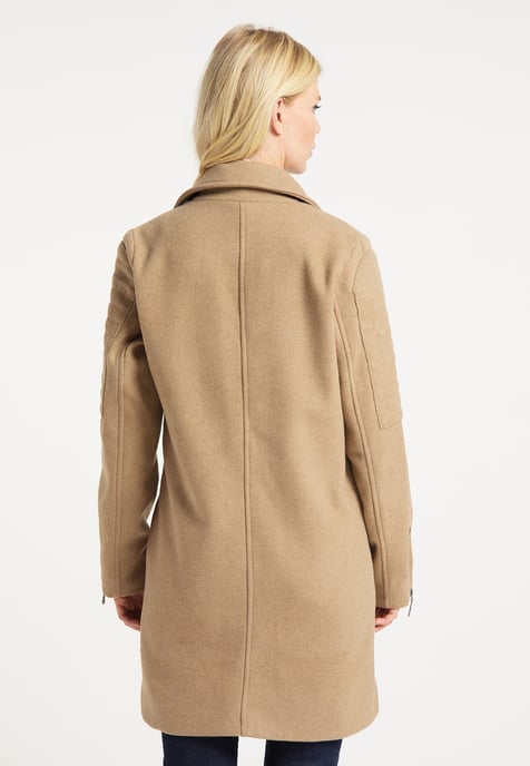 Dreimaster Coat women beige melange - Image 4