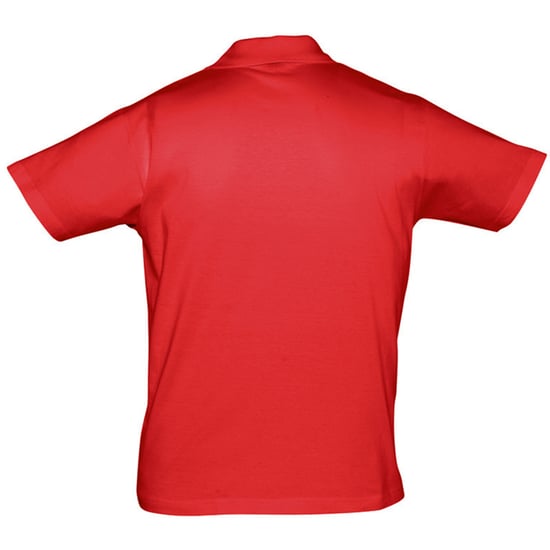 SOLS Heren Prescott Jersey Poloshirt met korte mouwen (Rood) - Image 2
