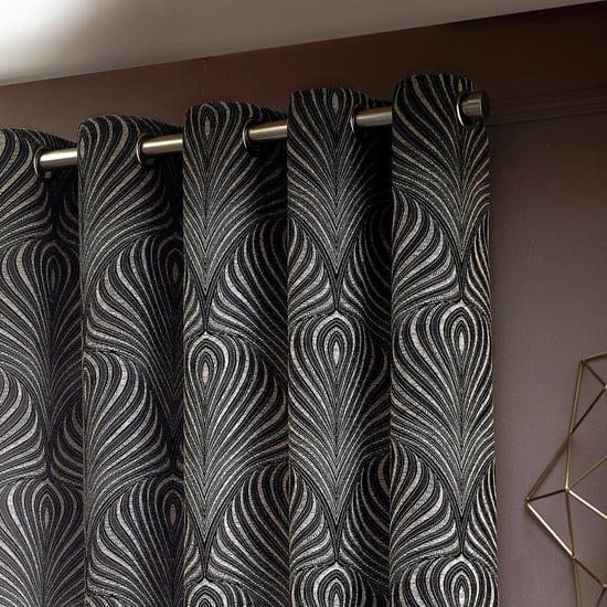 Paolleti Gatsby Jacquard Eyelet Curtains - Image 3