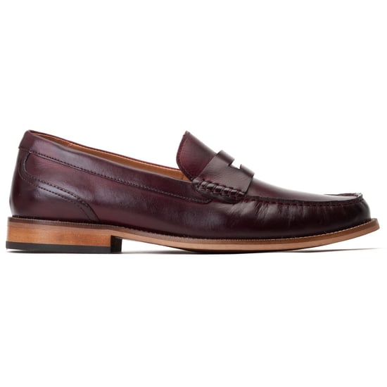 Base London Garfield Leder Heren Bordo Loafers - Image 5