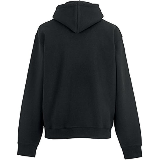 Russell Mens Authentic Hooded Sweatshirt / Hoodie (Svart) - Image 2