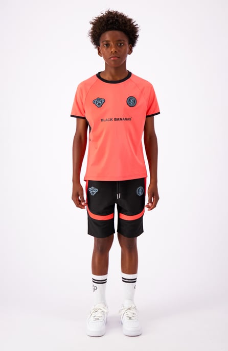 Black Bananas Jr. Football Shorts, Black