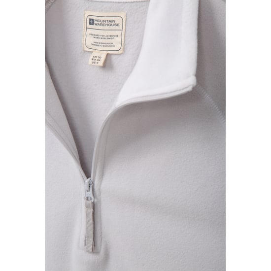 Mountain Warehouse Dames/Dames Montana Half Zip Fleece Top (Grijs) - Image 2