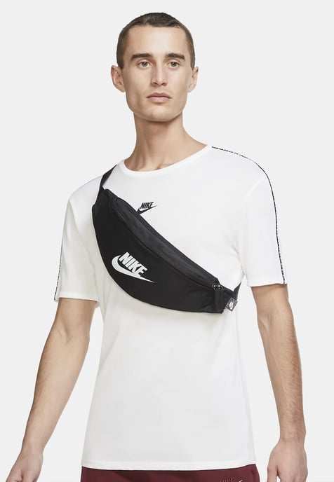 Nike Heritage Waist Pack Bag in Black - Image 1