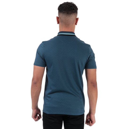 Men's Ted Baker Kabby Golf Polo Shirt in Dark Blue