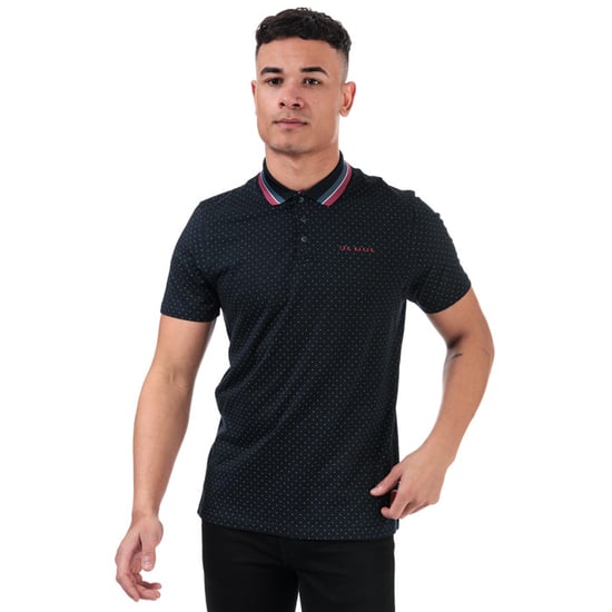 Men's Ted Baker Kabby Golf Polo Shirt in Navy