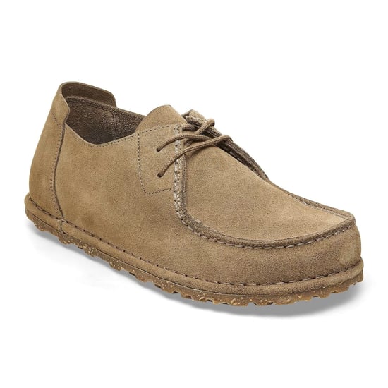 Birkenstock Utti Suede Heren Veterschoenen Taupe - Image 2