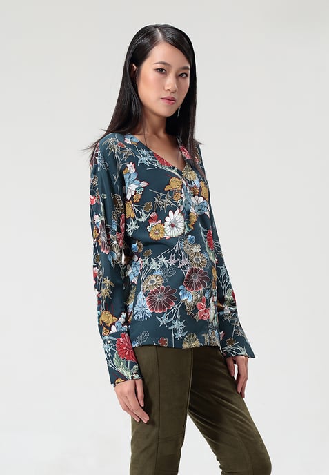Bloemenprint blouse - Image 3