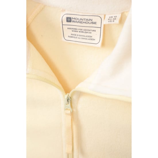 Mountain Warehouse Dames/Dames Montana Half Zip Fleece Top (Geel) - Image 2