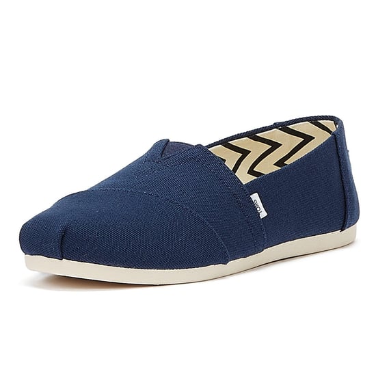 TOMS Alpargata Bomull Canvas Dam Navy Espadrilles - Image 3
