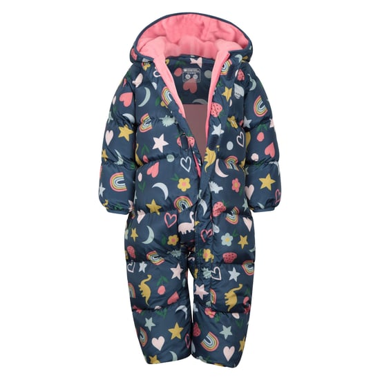 Mountain Warehouse Toddler Frosty Rainbow Padded Snowsuit (Purple) - Image 6