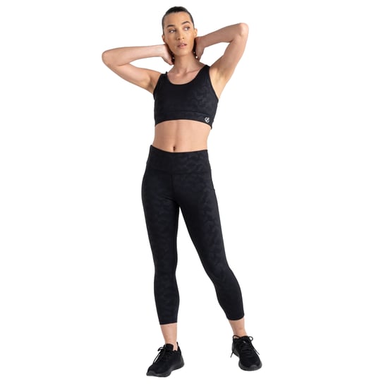 Dare 2B Dames/Dames Influential Chevron 7/8 Legging (Zwart) - Image 6