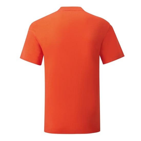 Fruit Of The Loom Mens Iconic T-Shirt (Pack of 5) (Flame Orange)
