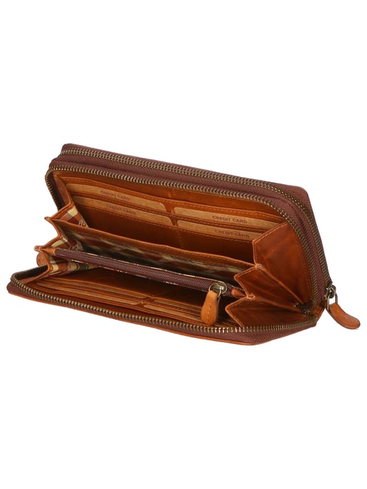 Hill Burry Wallet men COGNAC
