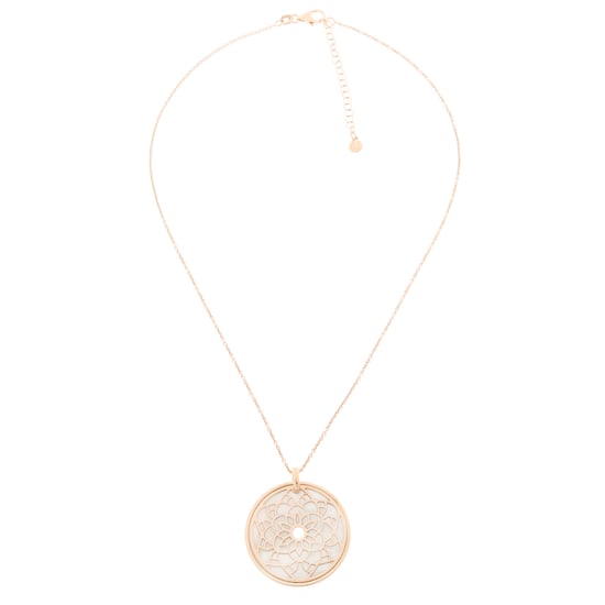 Orphelia 'Madelene' Dames 925 Sterling Zilveren Ketting met Hanger - Roze ZK-7163/RG - Image 4