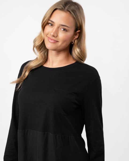 Woolrich Fluid Jersey LS Womens Tee - Image 4