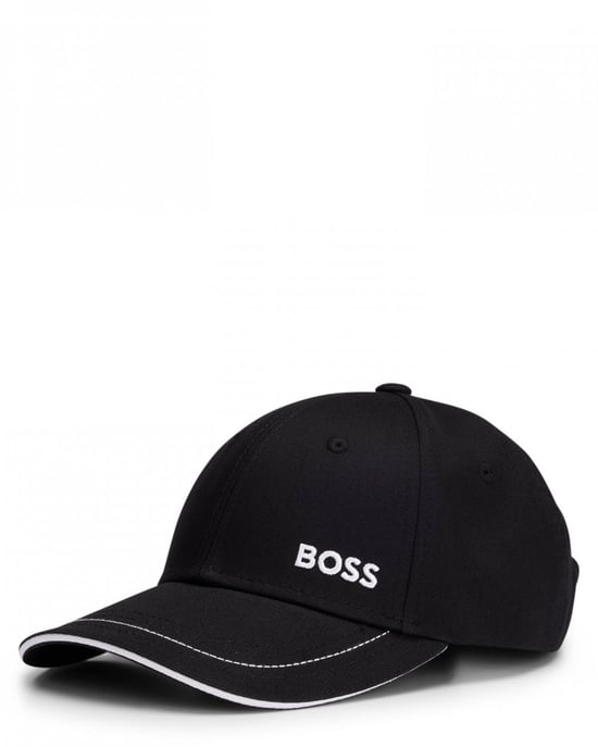 BOSS Green Cap-1 Mens Cotton-Twill Cap With Logo Detail - Image 1