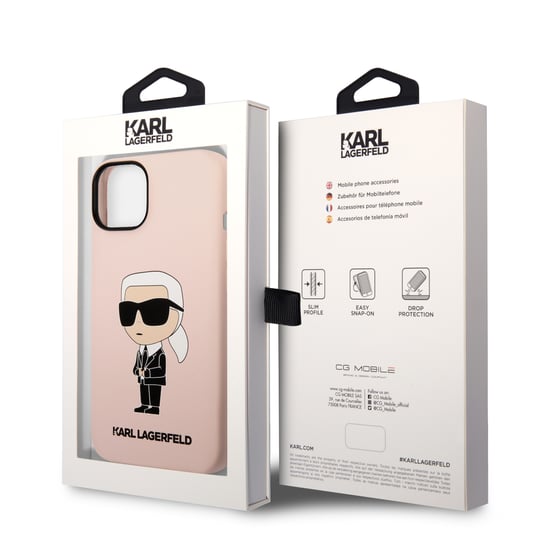 Karl Lagerfeld iPhone 14 Liquid Silicone Phone Case