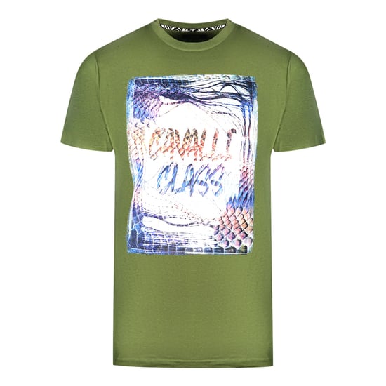 Cavalli Class Box Logotyp Grön T-shirt - Image 1
