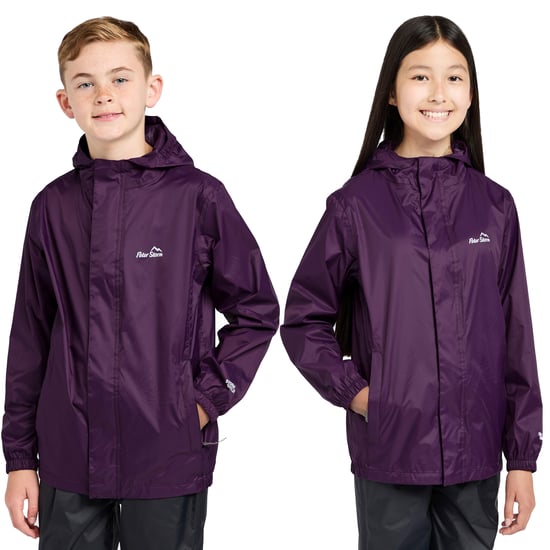 Peter Storm Kids' Waterproof, Lightweight & Packable Jacket with Hood, Children's Raincoat