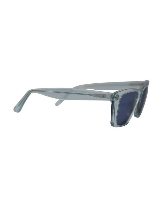 Acne Studios Ingridh Cat Eye Sunglasses in Light Blue Acetate - Image 2