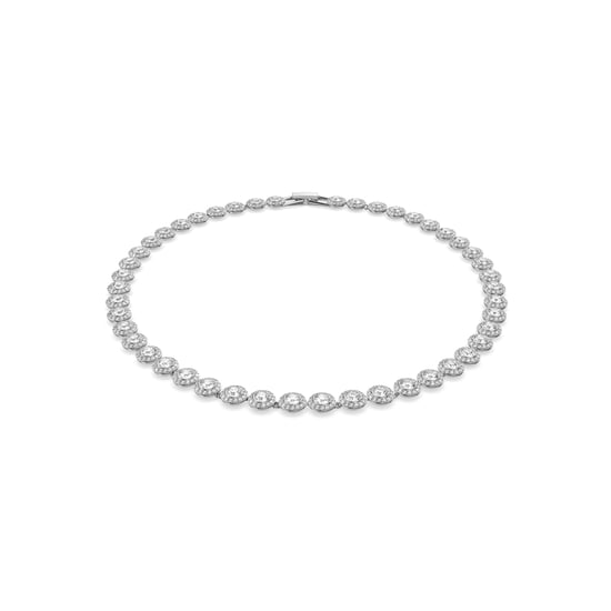 Swarovski 'Angelic' Women's Base Metal Set: Bracelet + Necklace - Silver 5367853 - Image 3