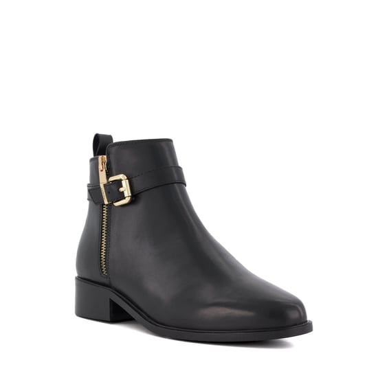 Dune Ladies Wide Fit Heeled Ankle Boots Wf Pepi