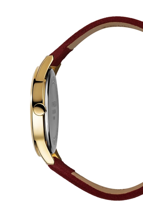 Orphelia Fashion Suède Dames Rode Horloge OF711701 - Image 2