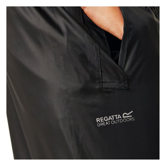 Regatta Childrens/Kids Stormbreak Waterproof Over Trousers (Black)
