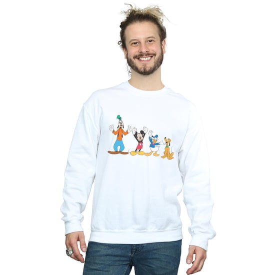 Disney Mens Mickey Mouse Friends Sweatshirt (White) - Image 2