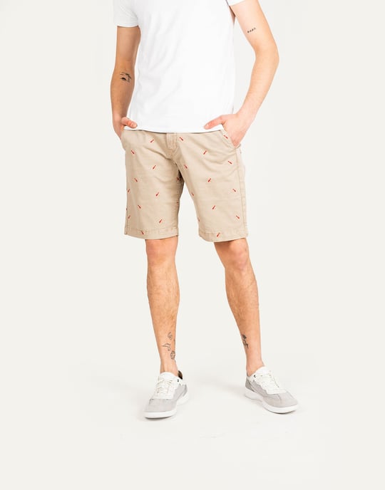 Pepe Jeans Shorts Miles Short Icon Herr Beige - Image 1