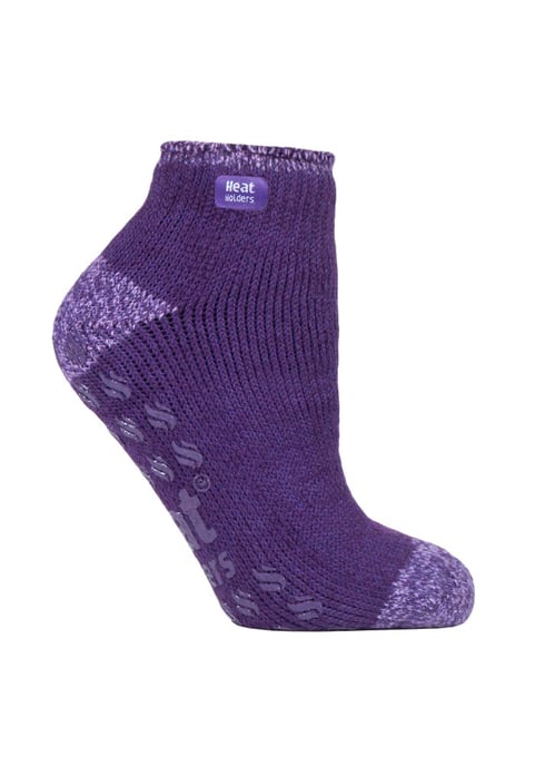 Ladies 2.3 tog thermal low cut ankle slipper socks in 4 colours - Image 1